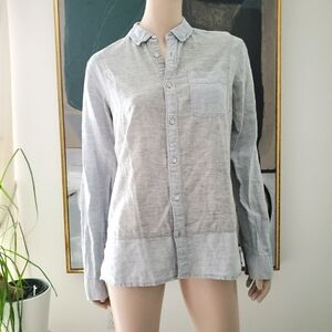 All Saints | Cotton-Linen-Ramie Blend Shirt